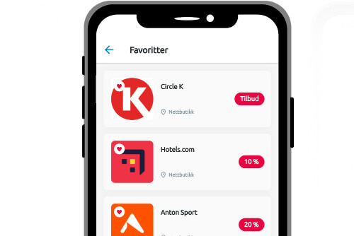 LogBuy privat - Favoritt rabatter i app for LogBuy 1000px